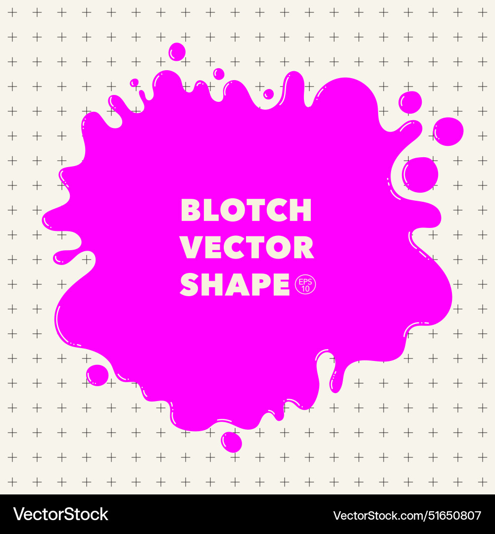 Abstract complex shape fluid blotch spot Abstract complex shape fluid blotch spot vector image