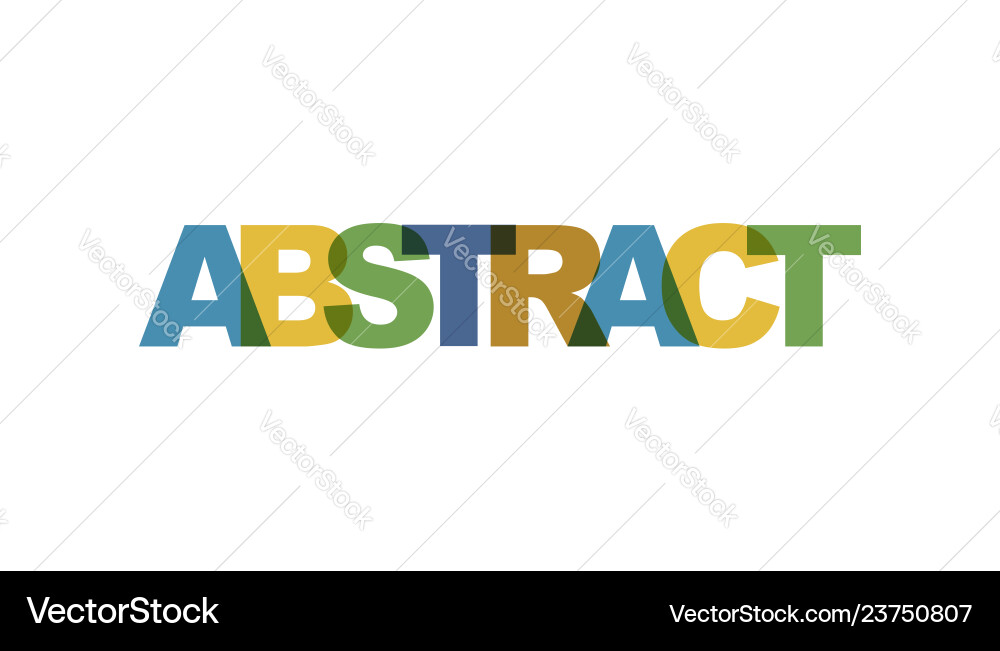 Abstract phrase overlap color no transparency Abstract phrase overlap color no transparency Vector Image