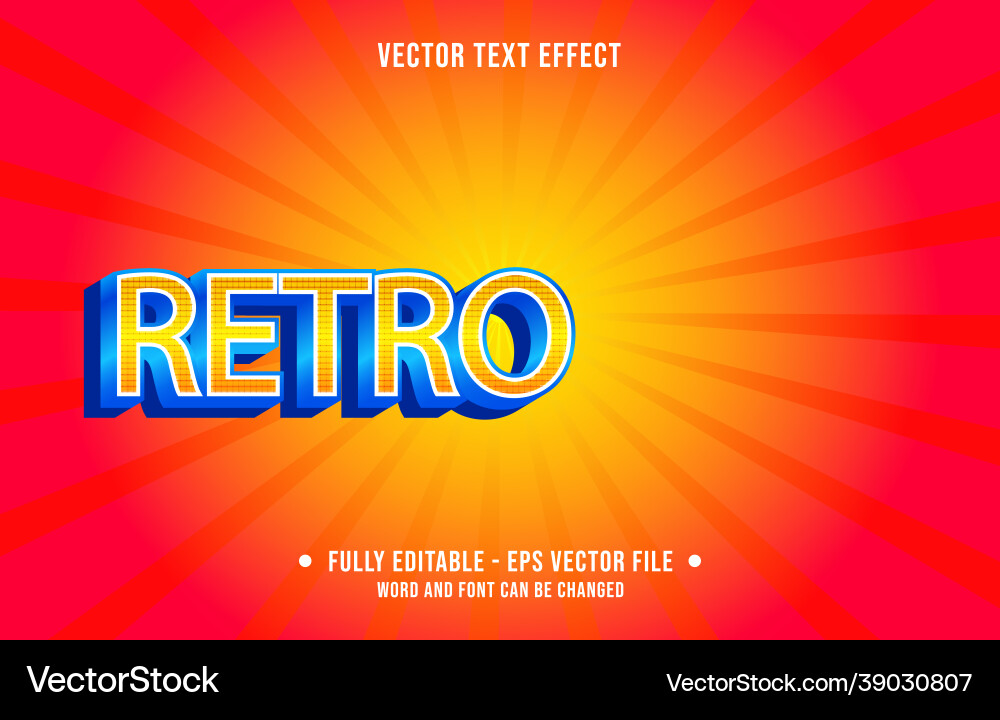 Bearbeiten von Texteffektgradient 8bit Retro Spiel Bearbeiten von Texteffektgradient 8bit Retro Spiel vektorbild
