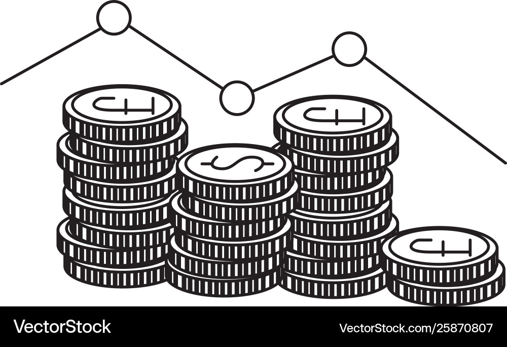 Bitcoin Münzen isolierte Symbol Bitcoin Münzen isolierte Symbol vektorbild