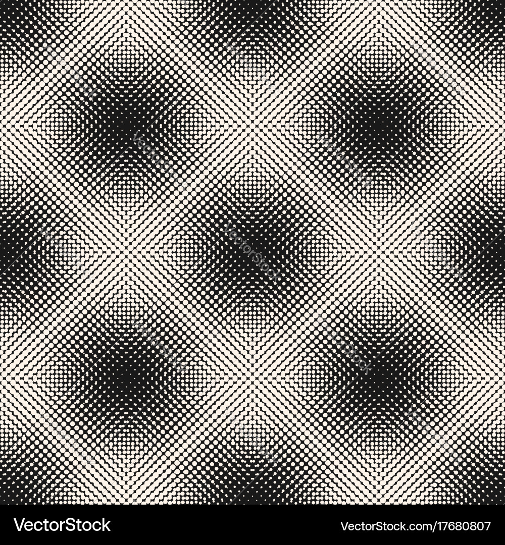 Halftone Circle Pattern vector image