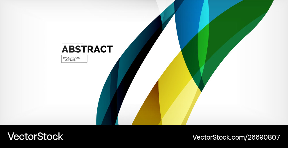 Linear wave web template Linear wave web template vector image