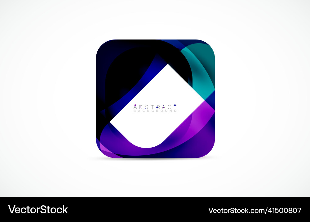 Minimal background abstract square shape Minimal background abstract square shape vector image