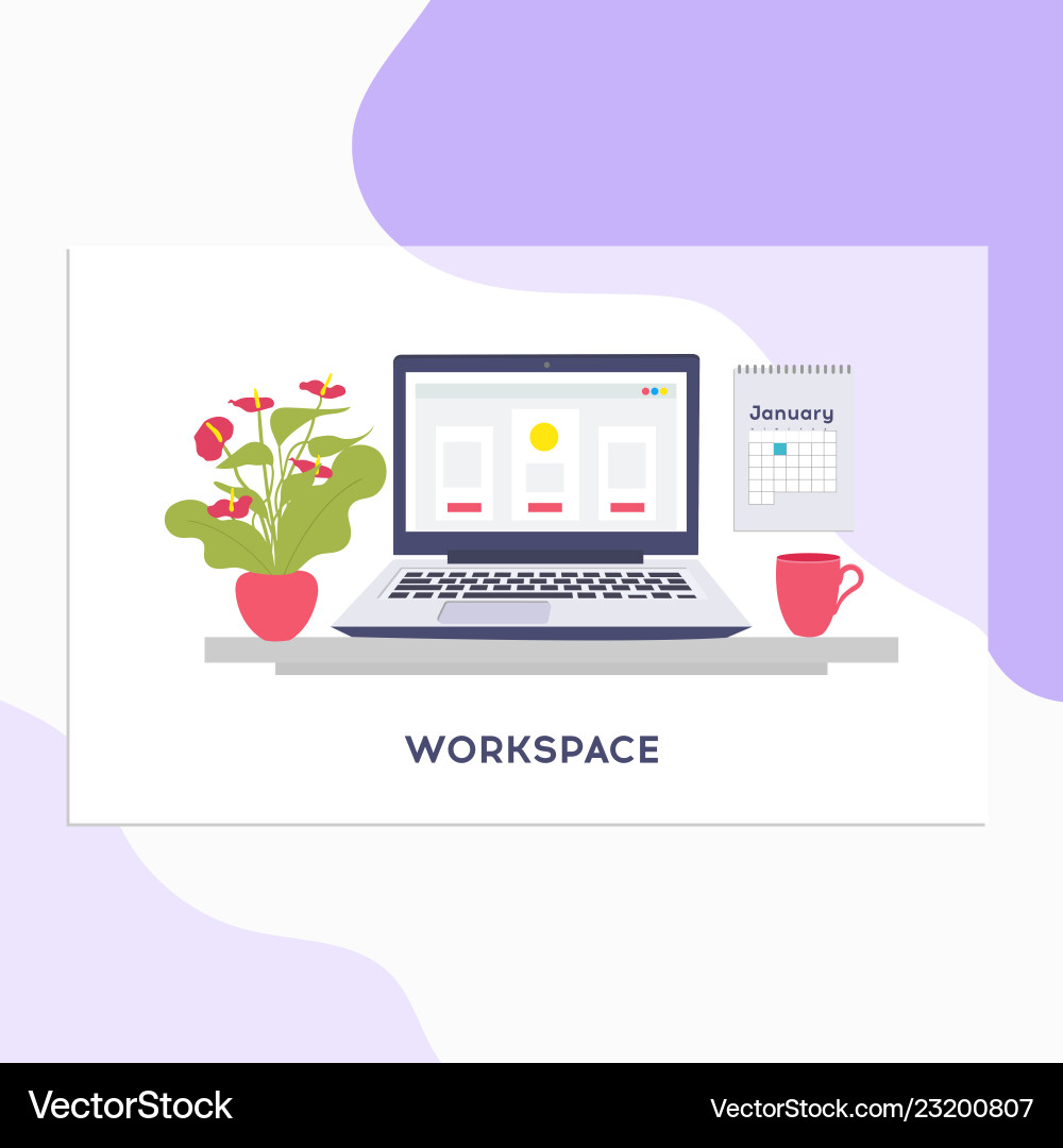 Workspace analytics optimization management Workspace analytics optimization management vector image