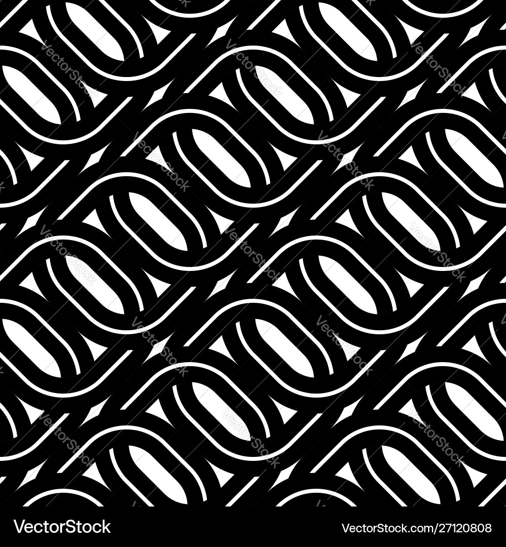 Design seamless chain pattern vector image