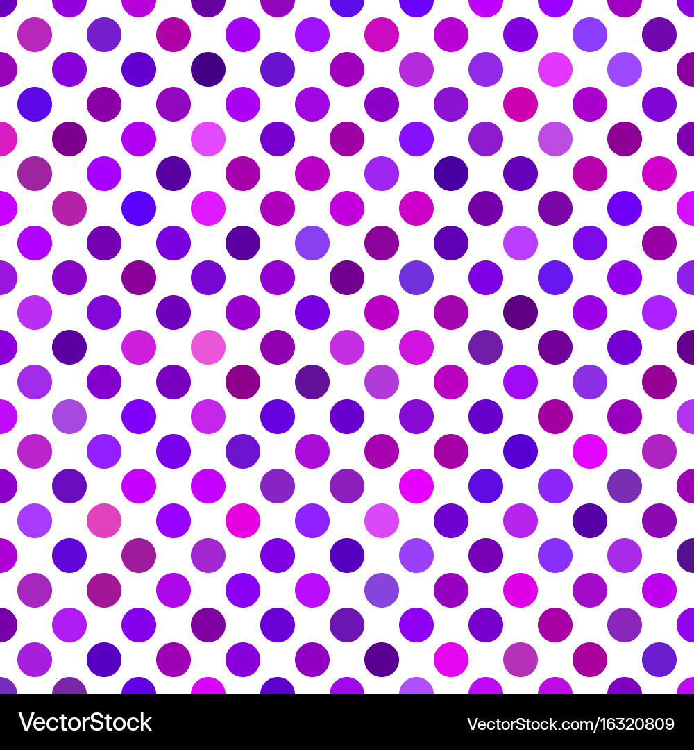 Colored dot pattern background vector image