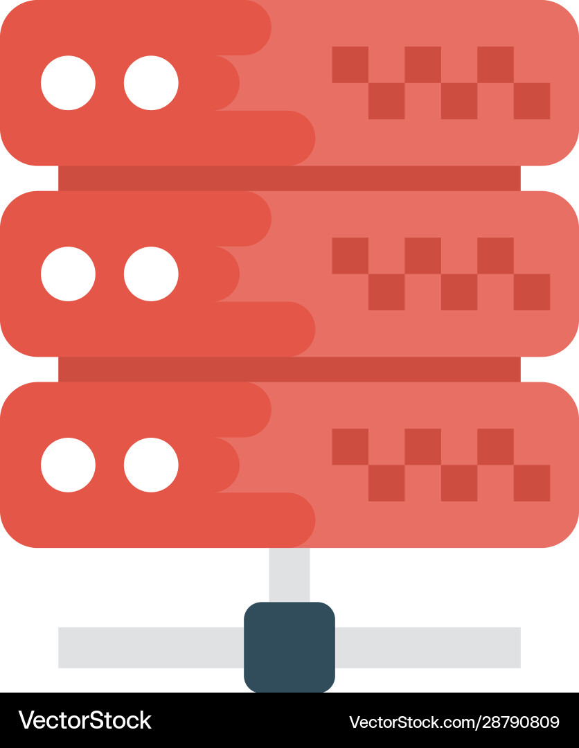 Database Vector Image