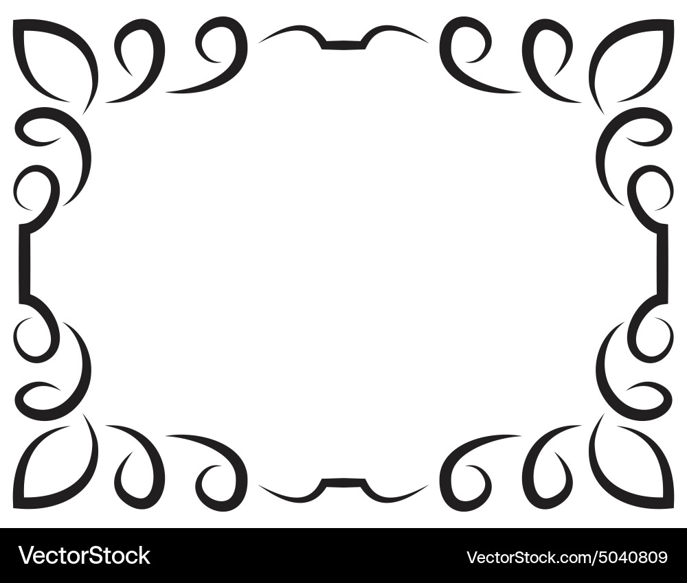 Elegant framework for design Vector Image