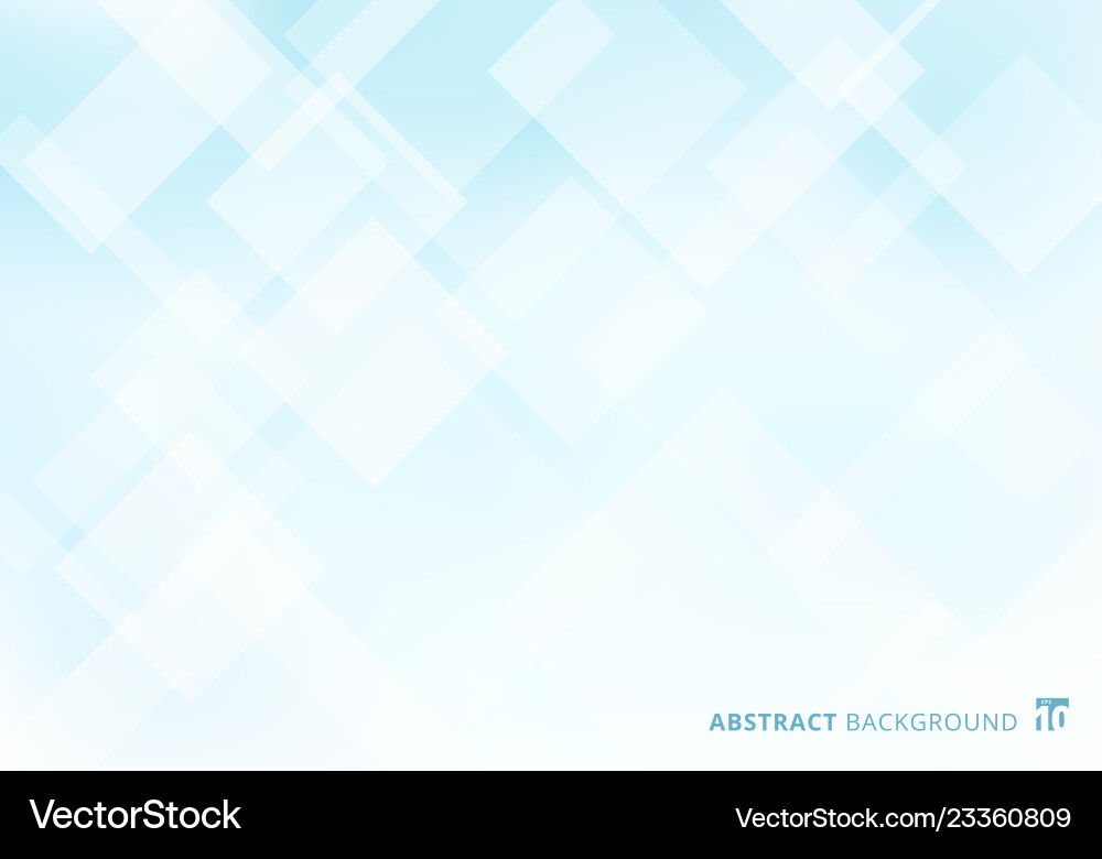 Geometric Blue & White Squares Overlay vector image