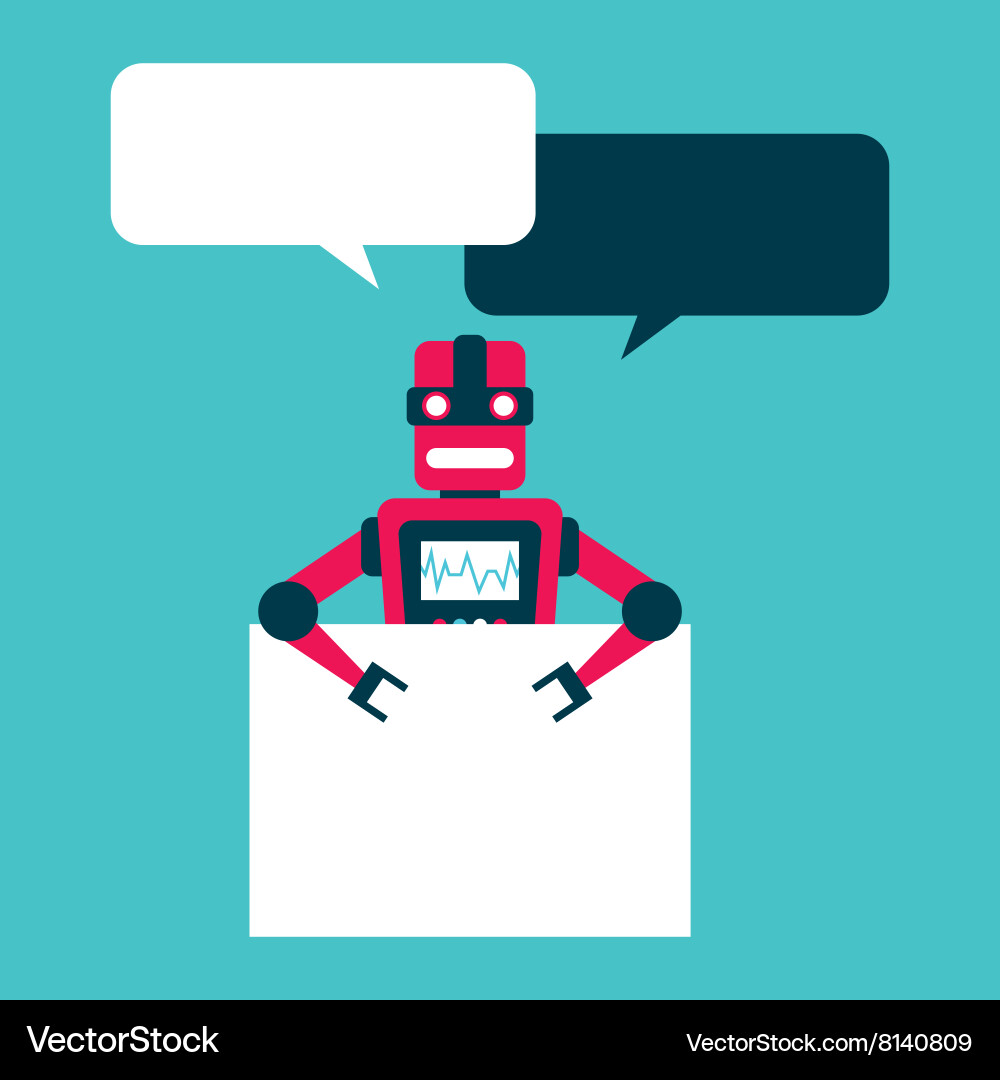 Robot concept design Vector Image