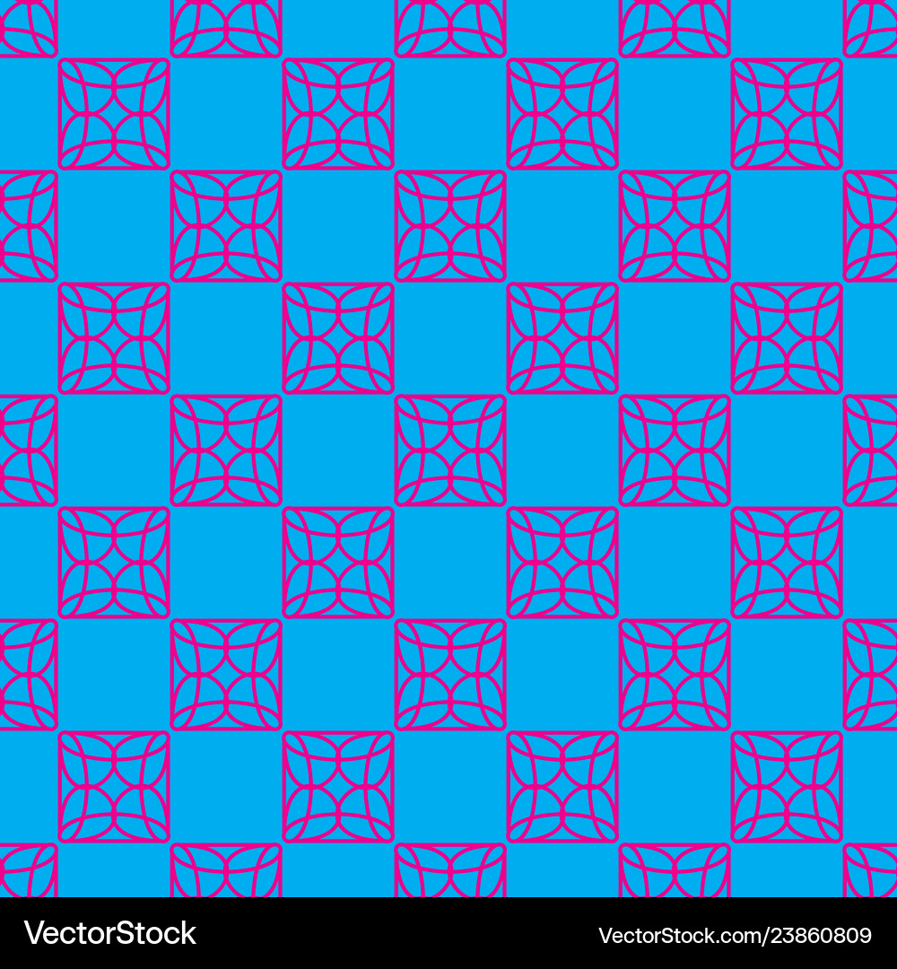 Seamless pattern on the cyan background Seamless pattern on the cyan background vector image