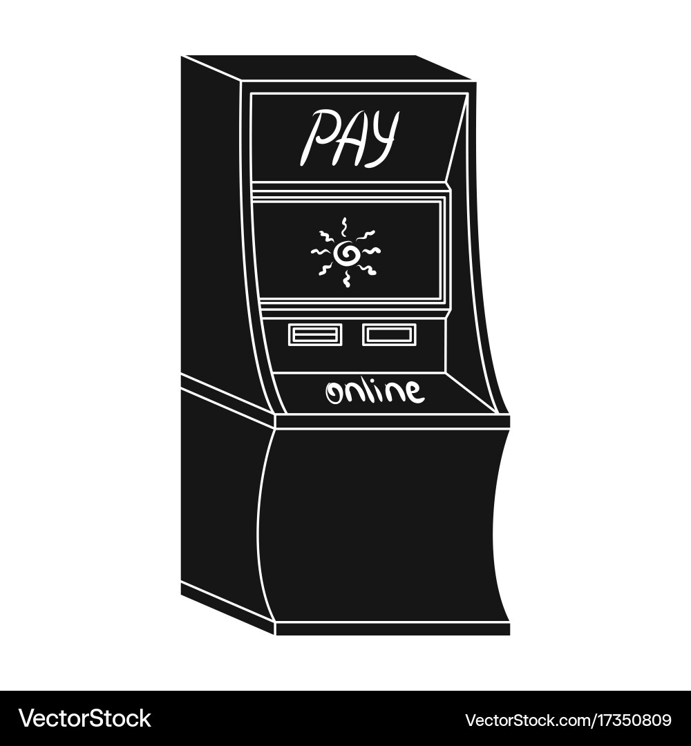Terminal for various types of payment terminals Vector Image