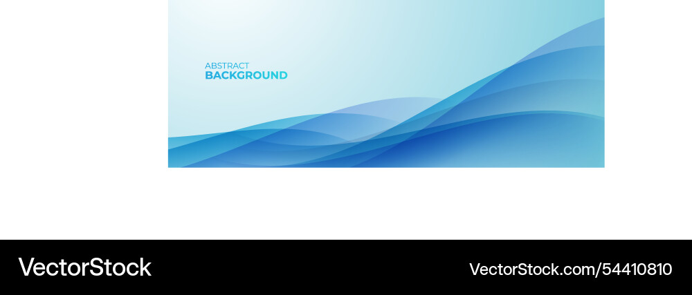 Abstract blue background with overlapping waves Abstract blue background with overlapping waves vector image