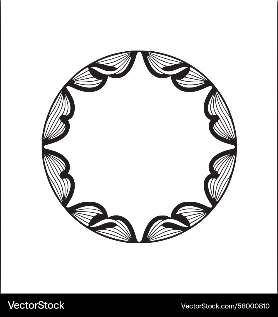 Abstract Circular Pattern Vector Image