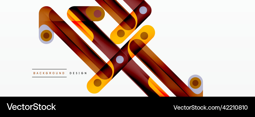 Colorful dynamic stripe composition lines Colorful dynamic stripe composition lines Vector Image