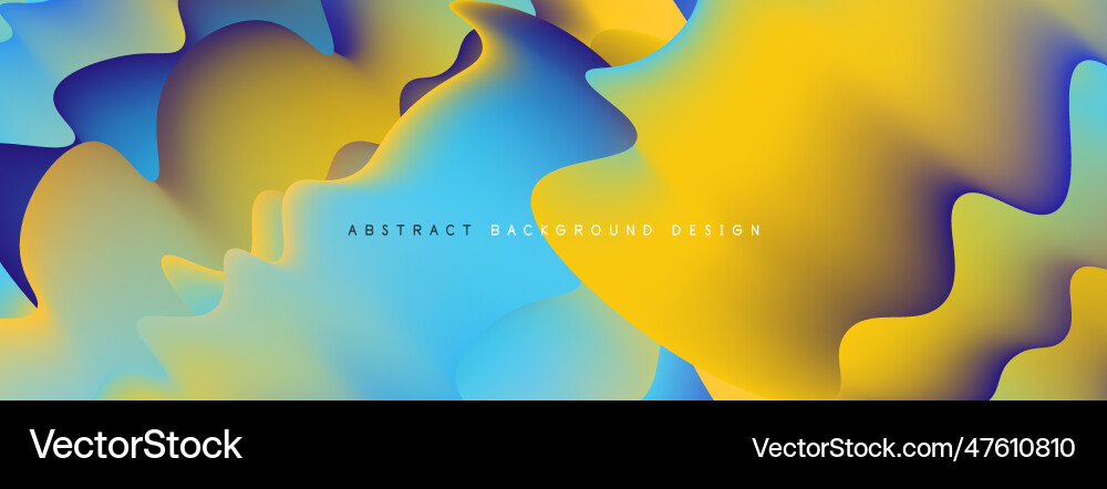 Dynamic liquid waves abstract background Dynamic liquid waves abstract background Vector Image