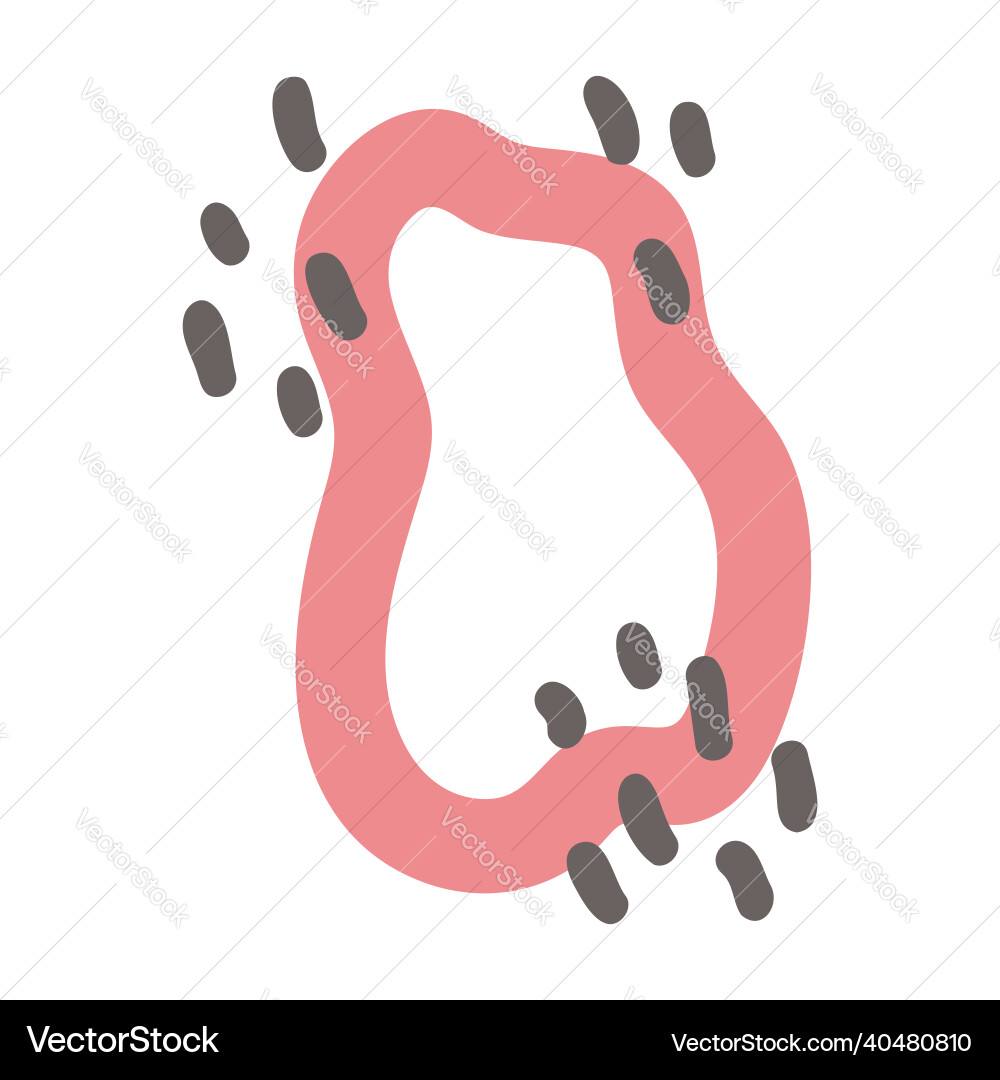 Isolated element abstract frame vector image