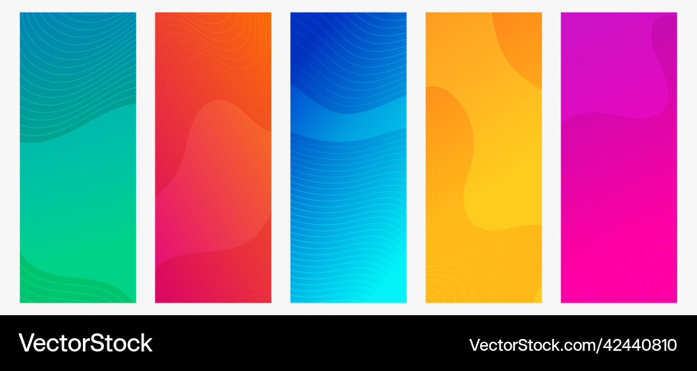 Modern colorful gradient background with wave Modern colorful gradient background with wave vector image