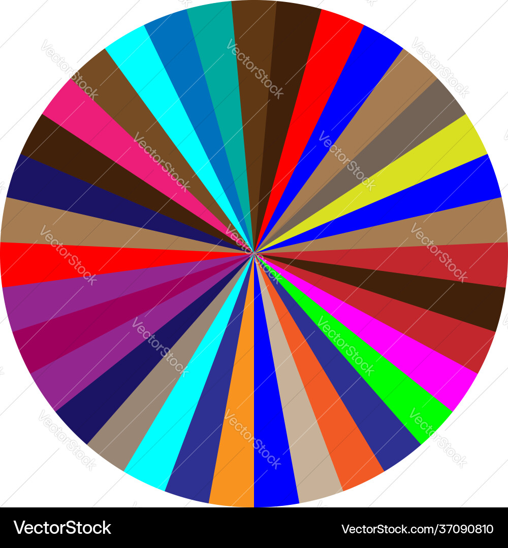 Segmented circle pie graph chart infographics Segmented circle pie graph chart infographics vector image