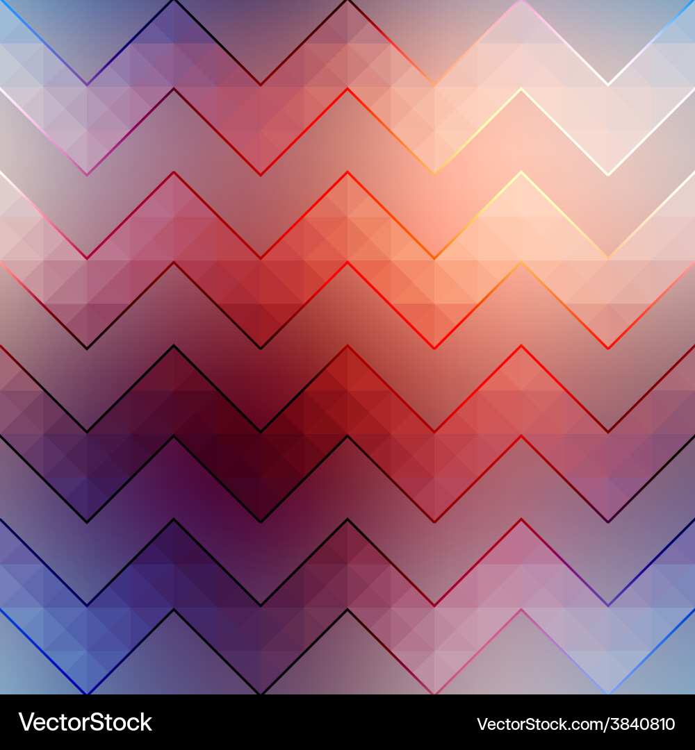 Textured chevron pattern on blurred background Vector Image