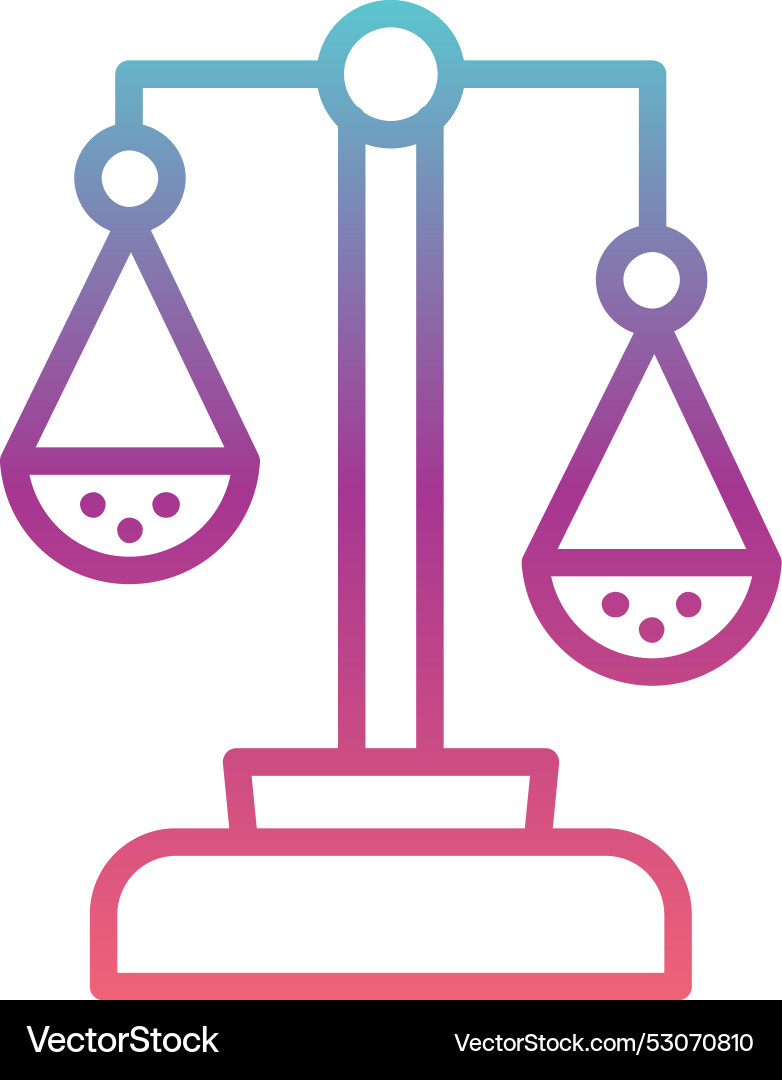 Unbalanced line gradient design Vector Image