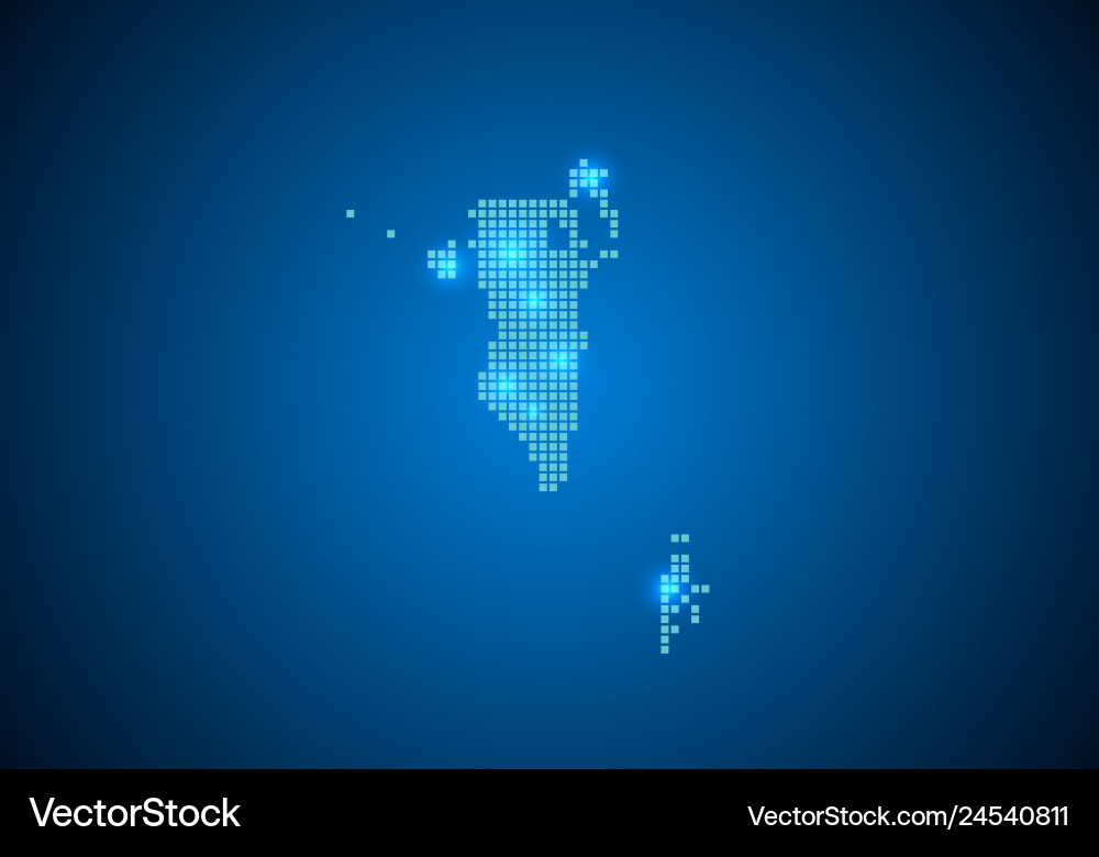 Abstract blue background with map internet line Abstract blue background with map internet line vector image