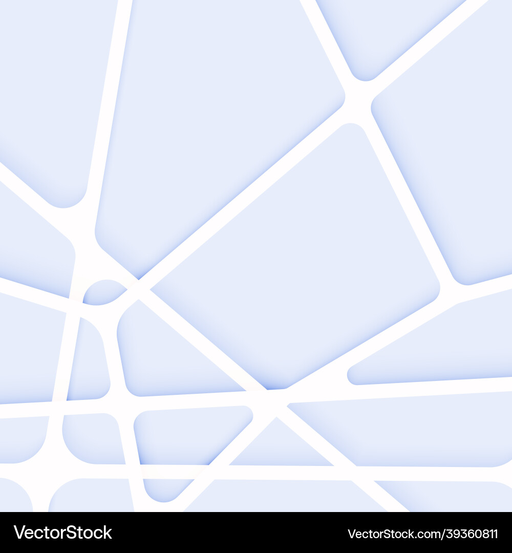 Abstract geometric composition with polygons lines vector image