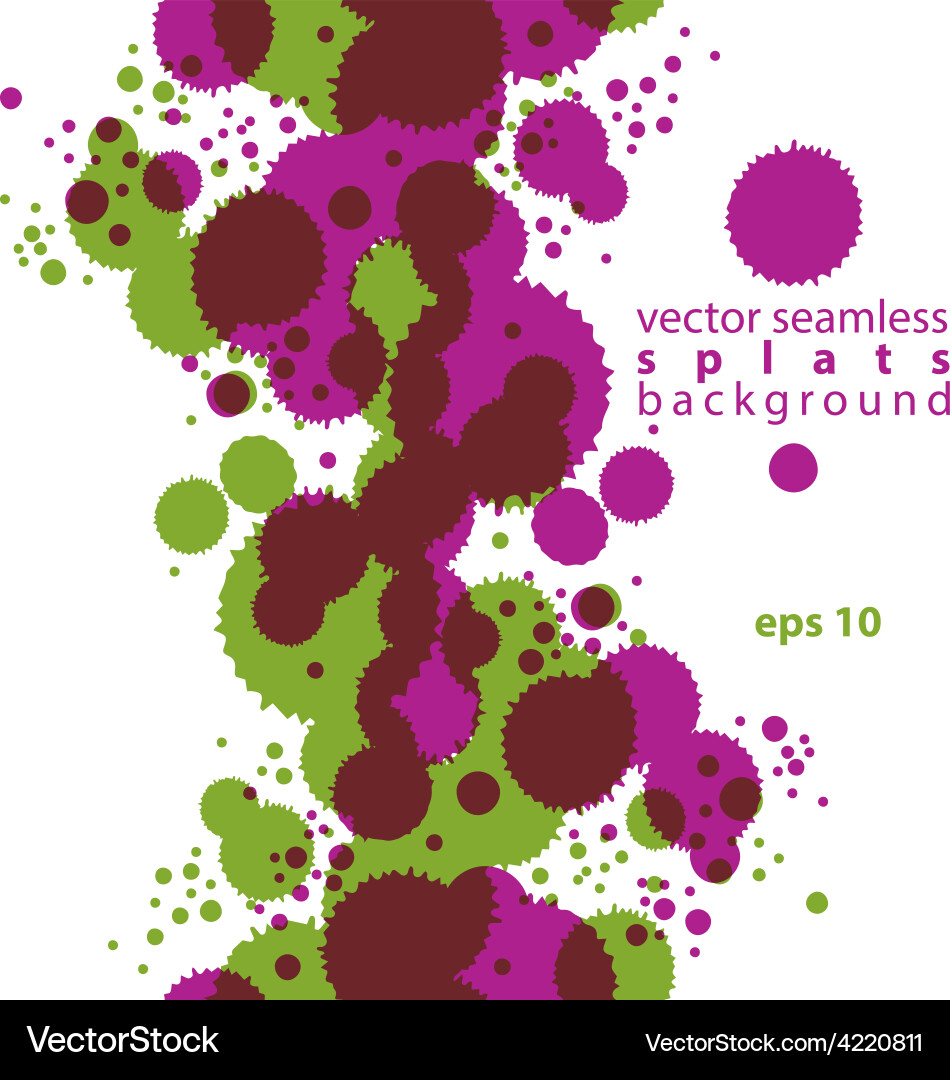 Bright splattered web design repeat pattern art Vector Image