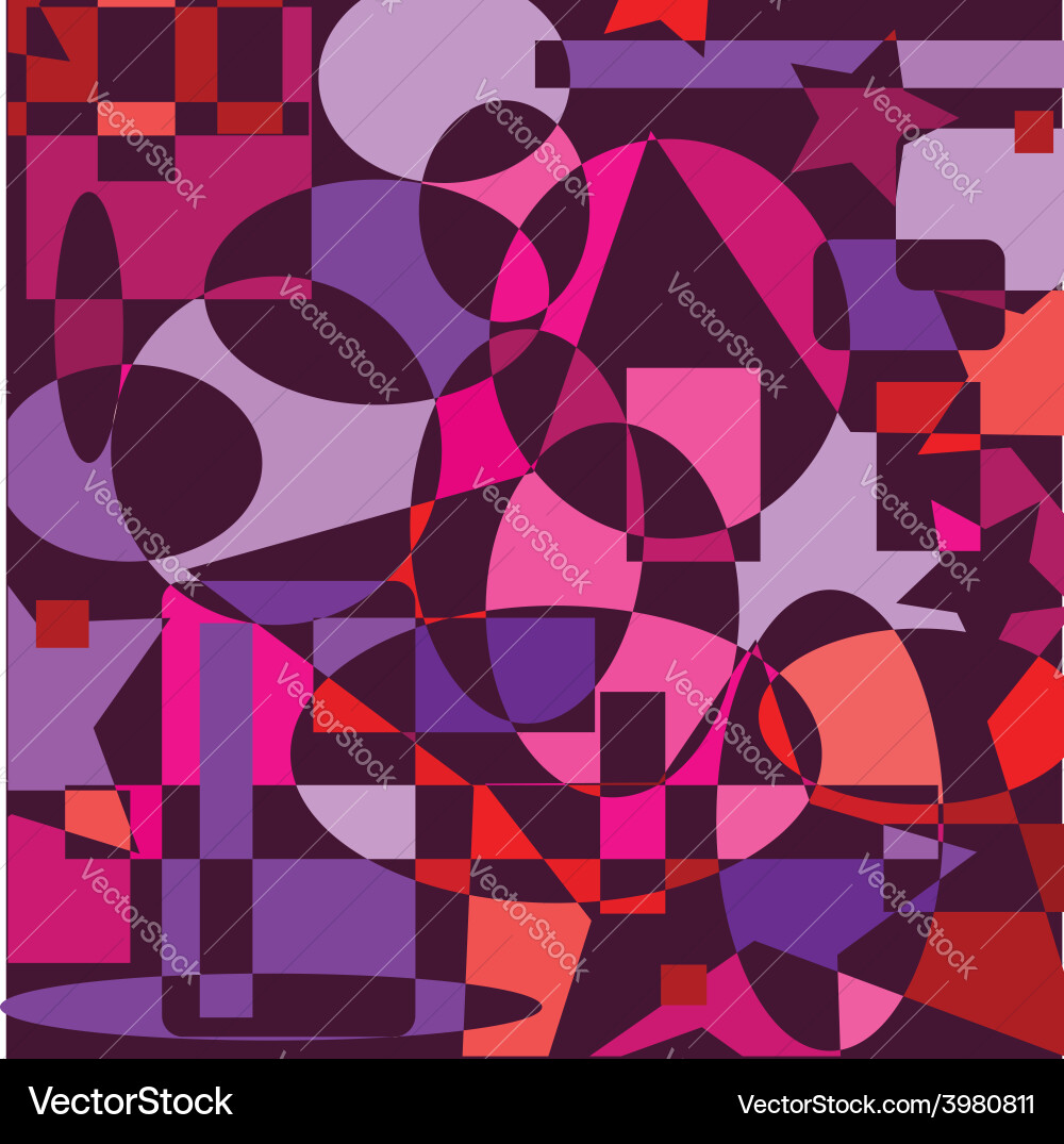 Geometric patterns vector image