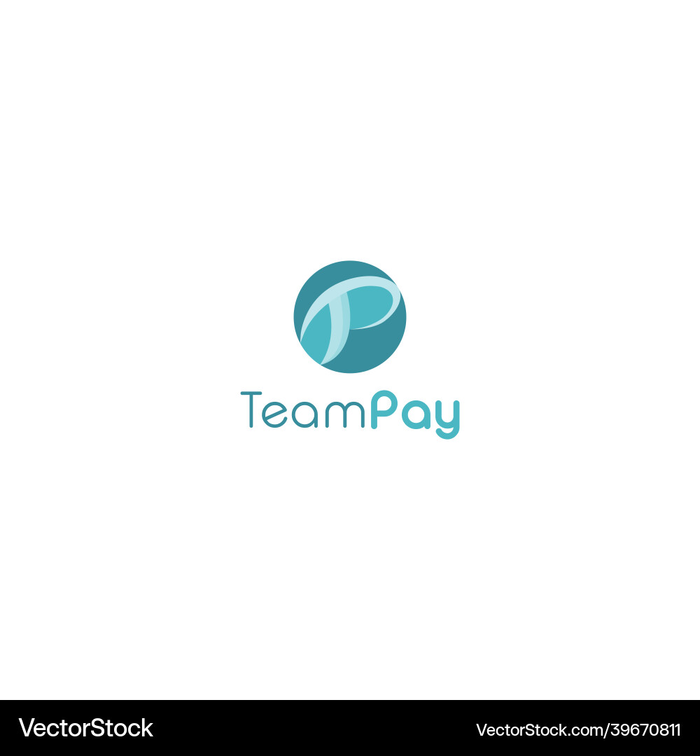 Initials letter pt tp logo design template Vector Image