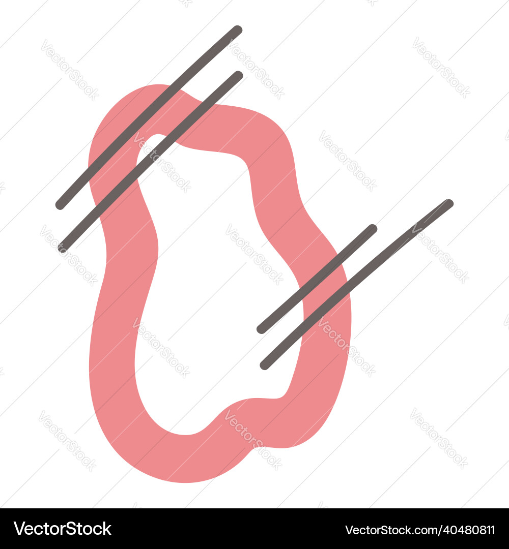 Isolated element abstract frame vector image