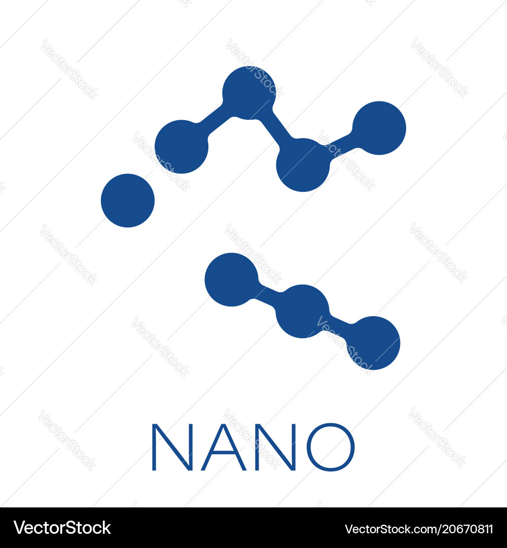 Molecule structure icon in flat style nano crypto – Royalty-Free Vector |  VectorStock
