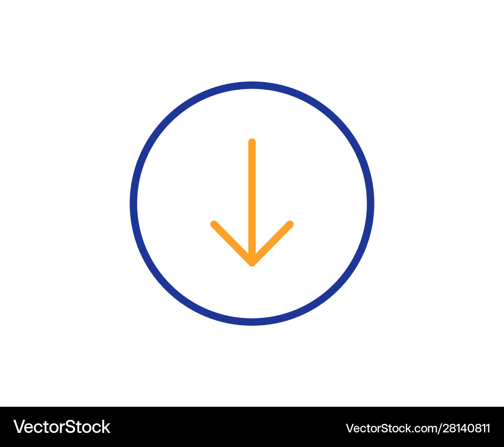 Scrollen Sie nach unten Schaltfläche Zeile Symbol Scrolling Bildschirm Scrollen Sie nach unten Schaltfläche Zeile Symbol Scrolling Bildschirm vektorbild