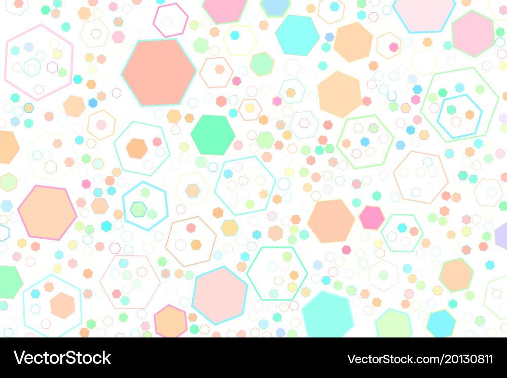 Shape pattern background for graphic design Vector Image