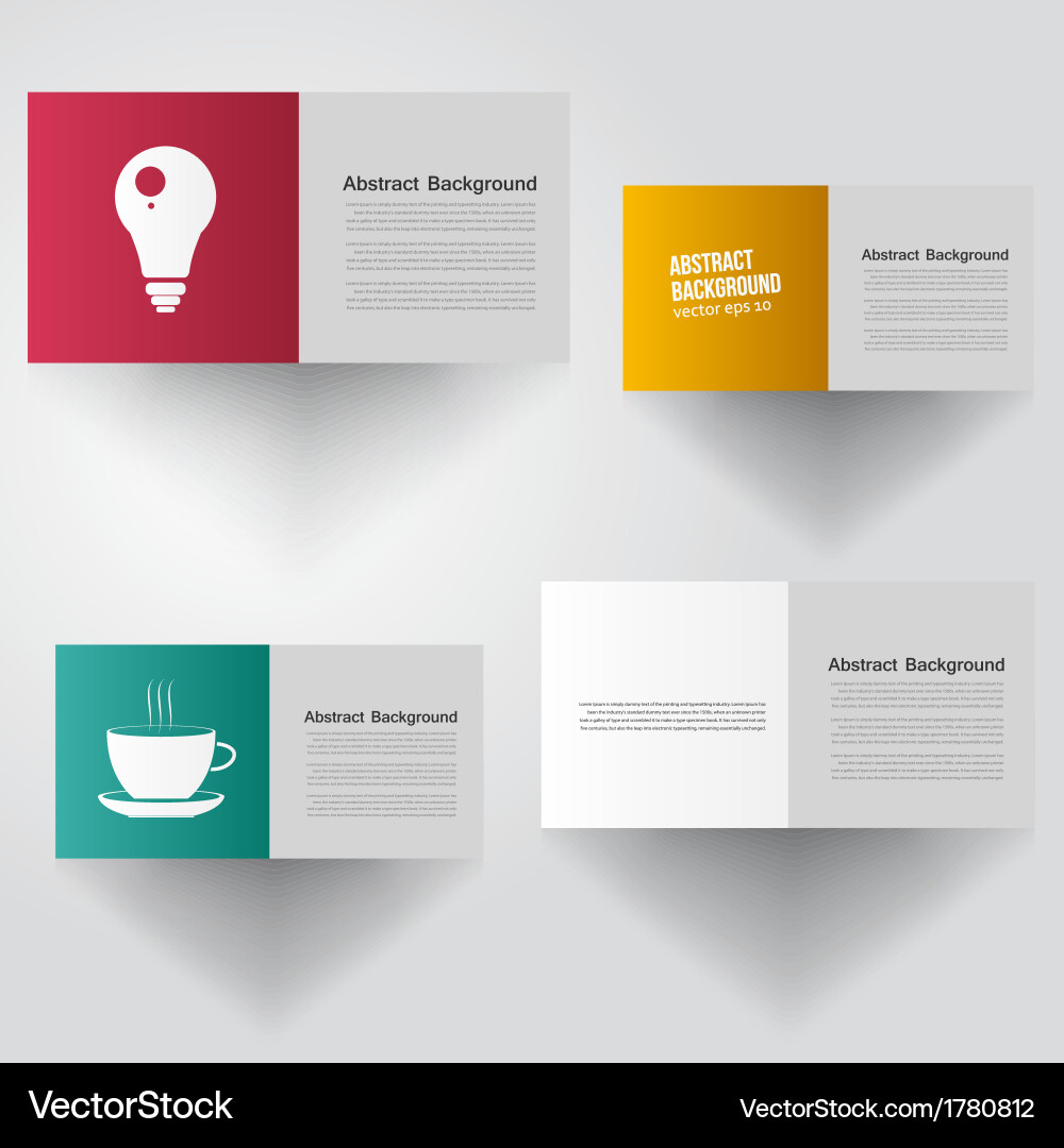 Abstract background square color vector image