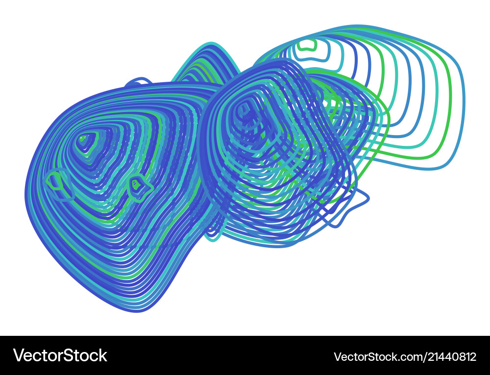 Geometric conceptual background path lines Vector Image