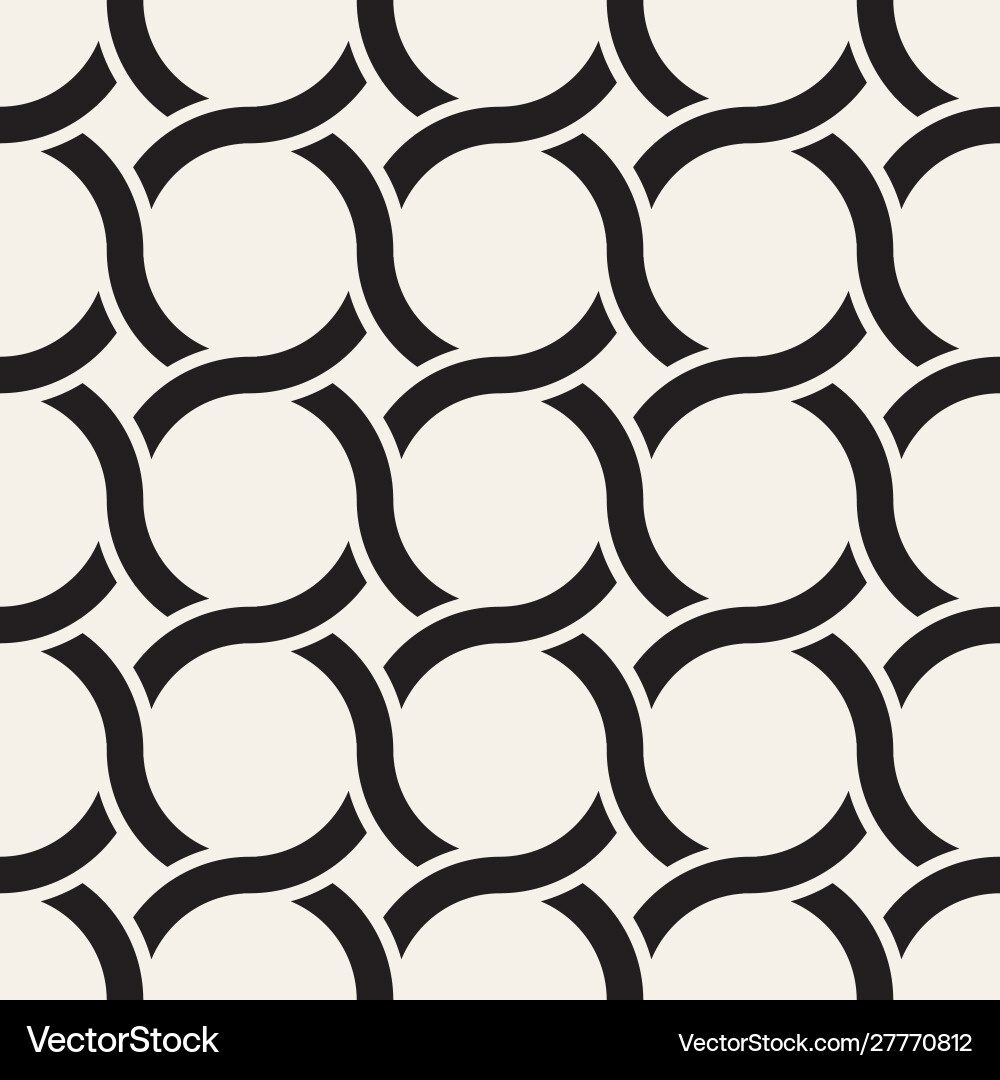 Geometric Line Tiling Pattern vector image