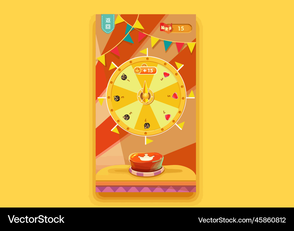 Komplettes Set von Level-Taste Spiel ui Pop-up-Symbol vektorbild