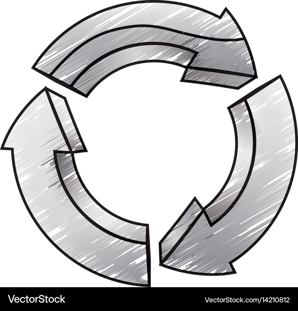 Recycle reduce and reuse Vector Image