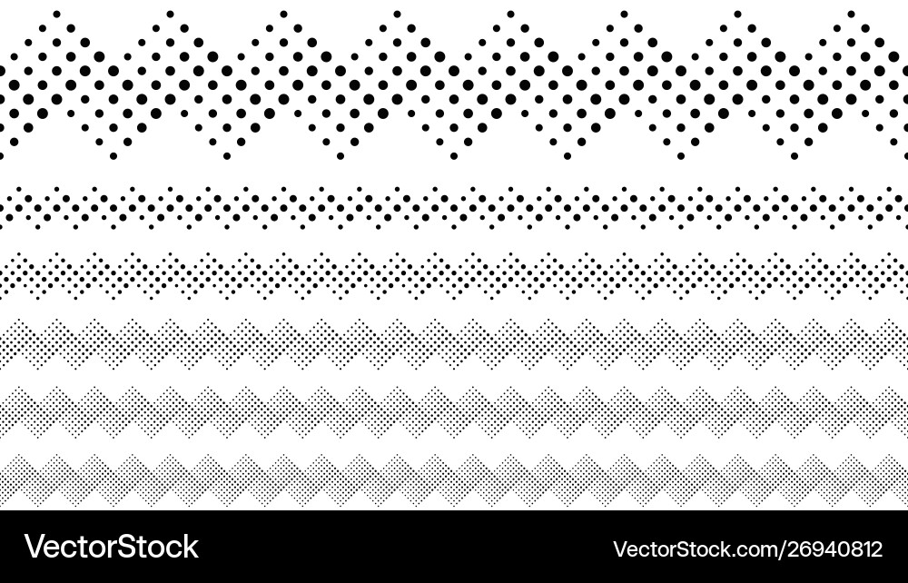 Repeating abstract monochrome circle pattern page vector image