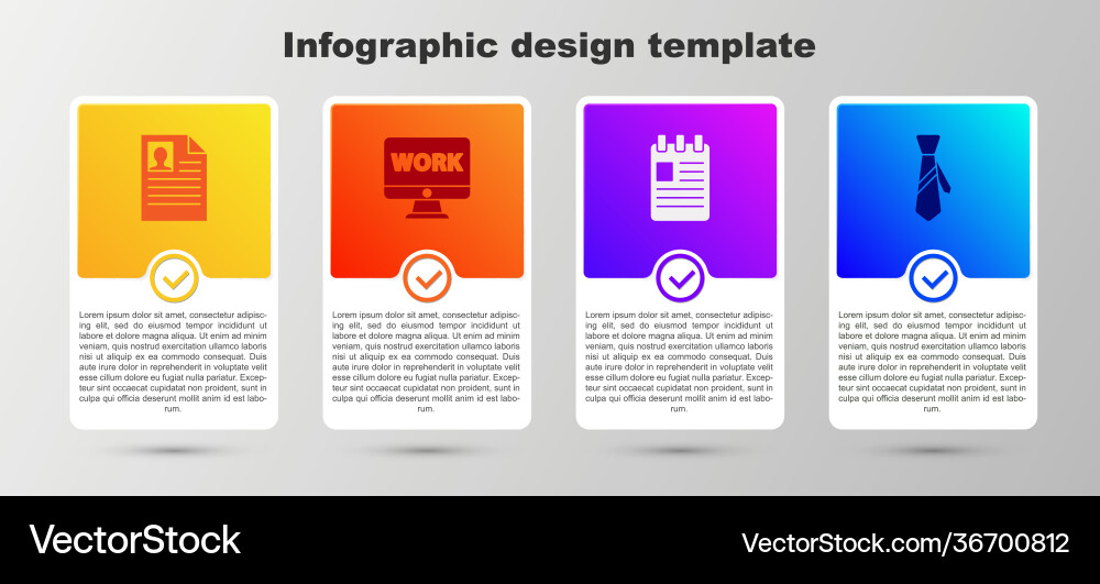 Set resume monitor with text work spiral Set resume monitor with text work spiral vector image