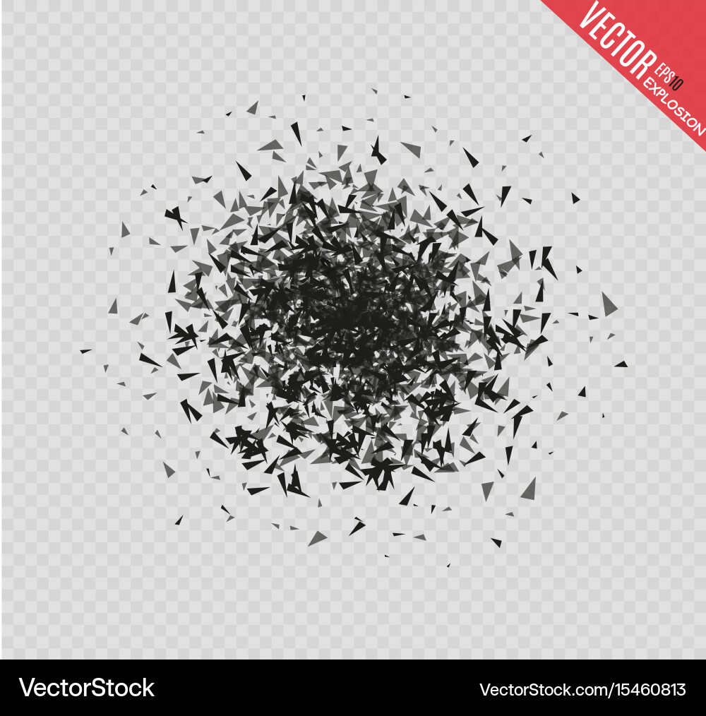 Abstract background with many falling tiny vector image