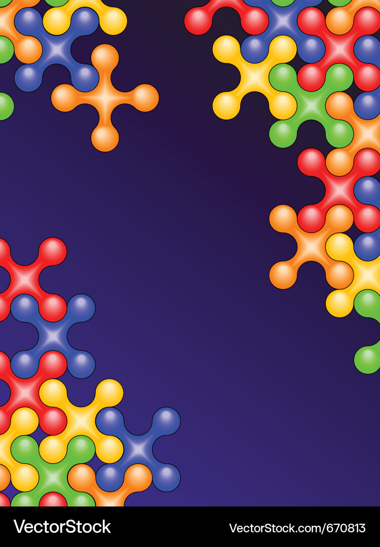 Background - color bubbles vector image