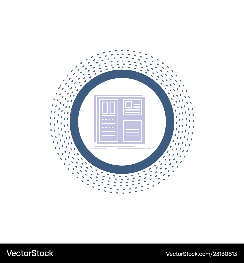 Design grid interface layout ui glyph icon Design grid interface layout ui glyph icon vector image