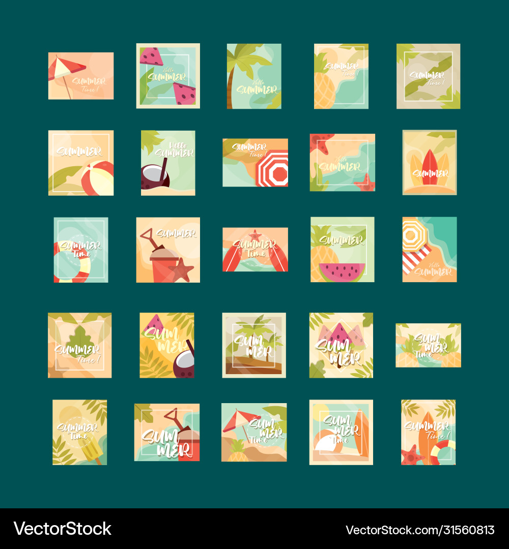 Hallo Sommer Banner Saison Urlaub Reise Hallo Sommer Banner Saison Urlaub Reise vektorbild