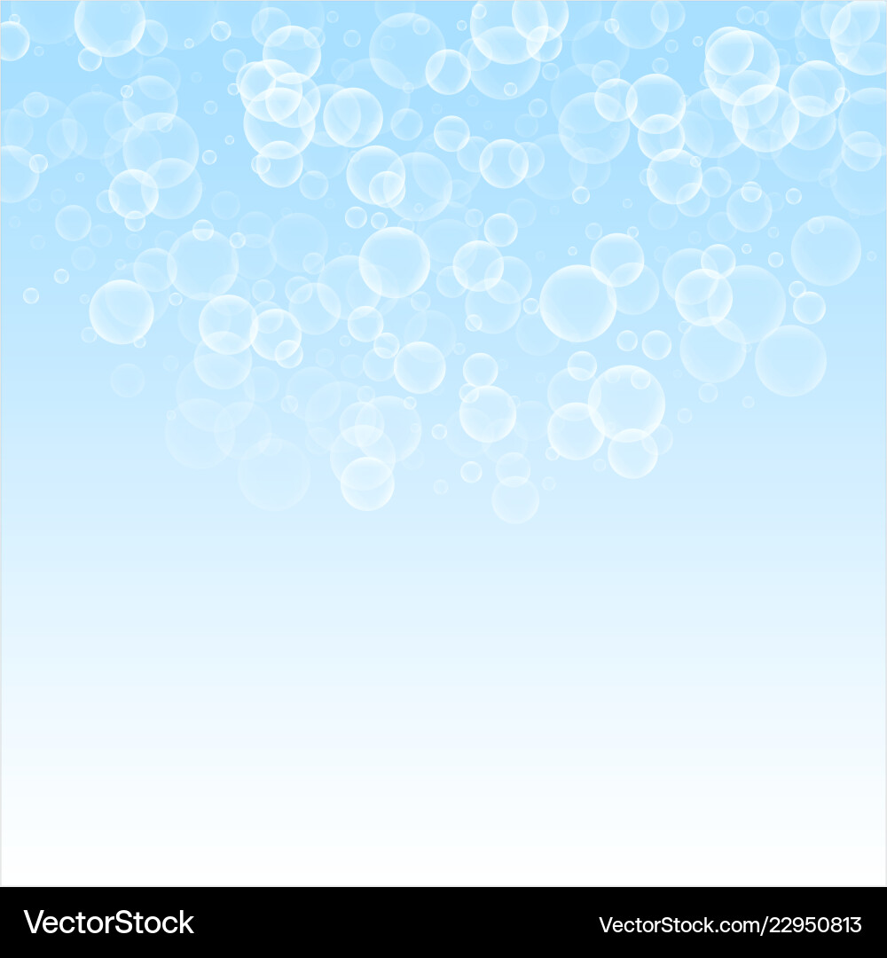 Random soap bubbles abstract background blowing b Random soap bubbles abstract background blowing b vector image