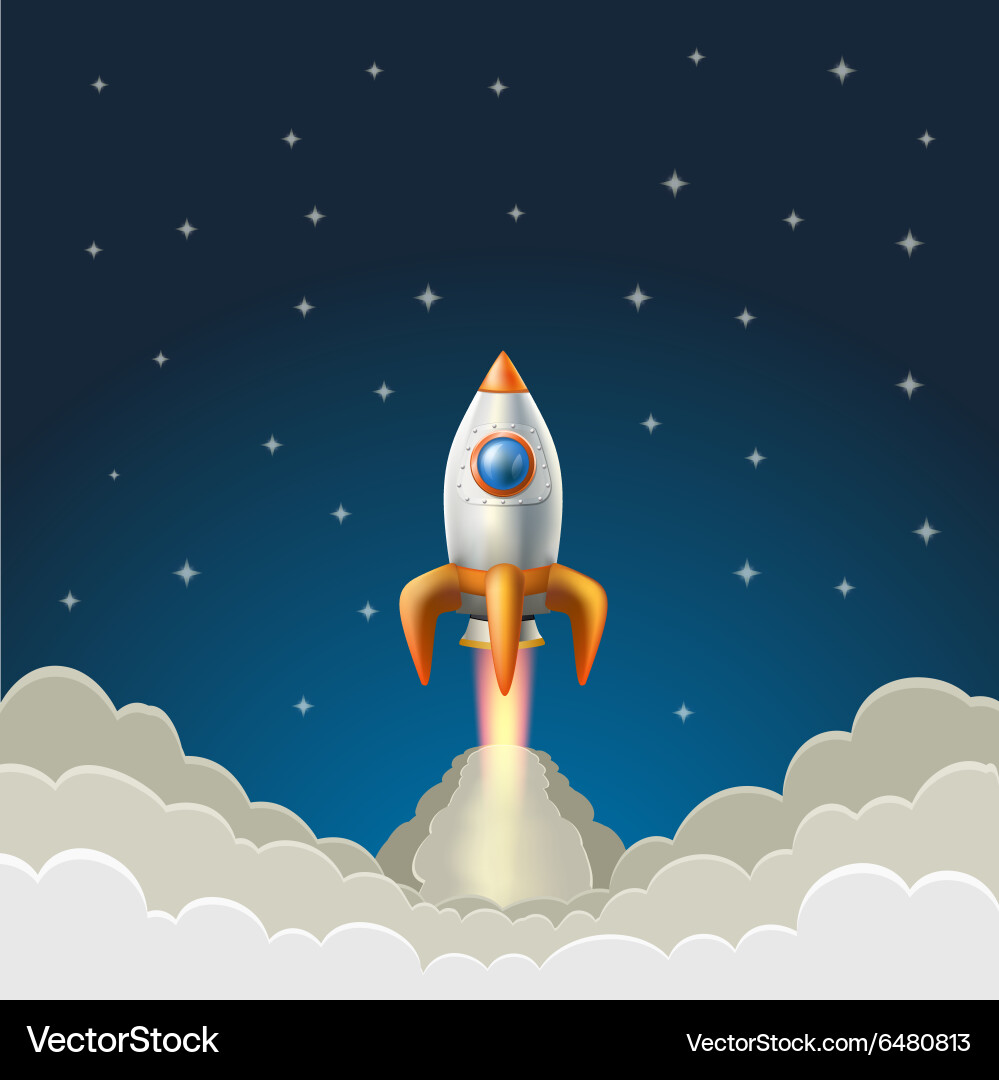Rocket Royalty Free Vector Image - VectorStock
