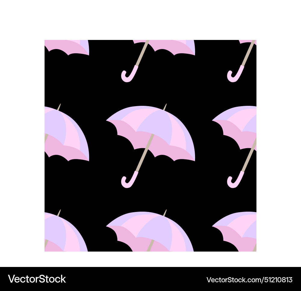 Seamless pattern with colorful umbrellas open Seamless pattern with colorful umbrellas open vector image