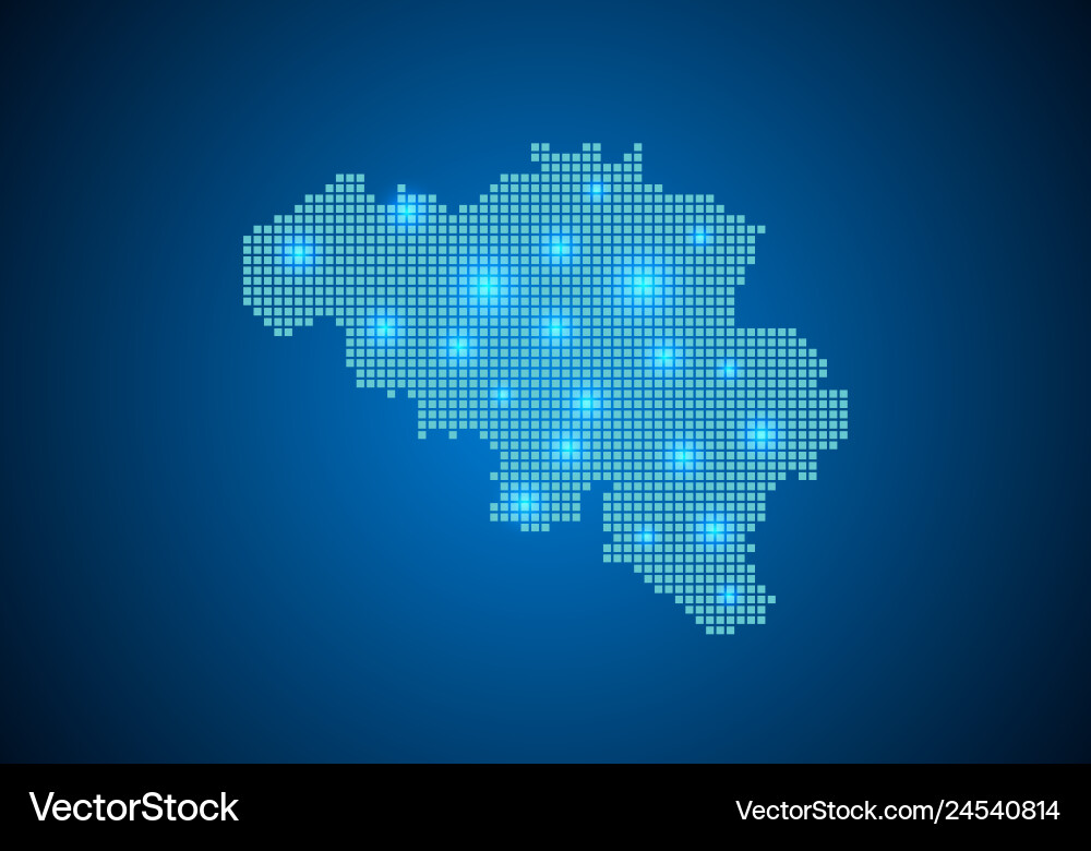 Abstract blue background with map internet line Abstract blue background with map internet line vector image