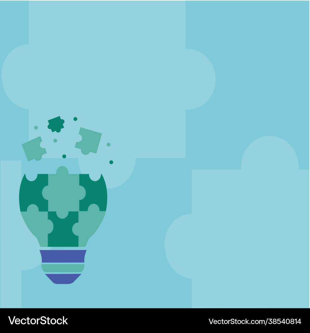 Abstract brainstorming problem solutions careful Vector Image
